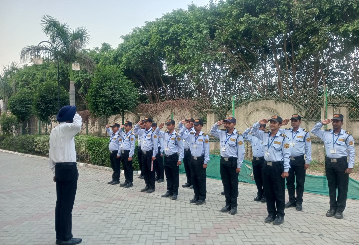 Golden Sun security personnel during an operational parade
